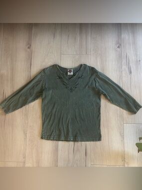 Harley Davidson 3/4 Length Top